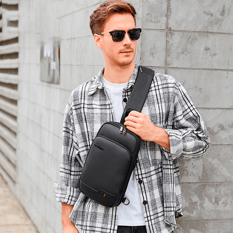 Arctic Hunter CHS XB00113 Expandable Crossbody Waterproof Anti-Theft Chest Sling Bag - Black 2 XB00113